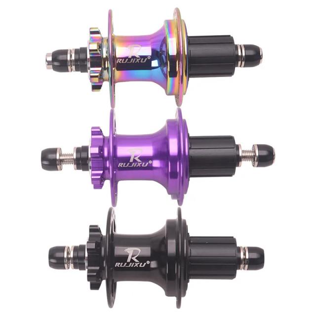 RUJIXU 450 Cubo de Velocidade Única Bicicleta 9 Garras 450 Anéis 135x10mm