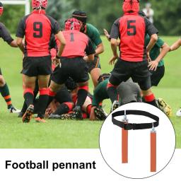 Ajustável Bandeira Cintos de Futebol, Resistente ao Desgaste, Amplamente Utilizado, Espessamento Webbing, Bandeiras de Cintura, Suprimentos Esportivos, Cor Vibrante, 2pcs - Image 4