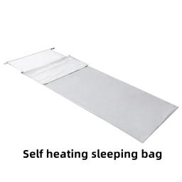 Tomshoo acampamento ao ar livre saco de dormir forro com fronha saco de dormir portátil ao ar livre leve viagem de negócios hotel - Image 2