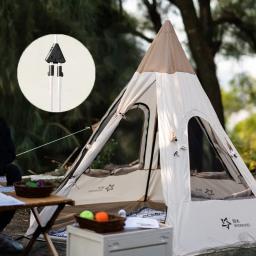 Acampamento ao ar livre Pirâmide Tendas, Tenda Portátil Ultraleve, Impermeável Glamping Tenda indiana, Festas familiares, Caminhada pela Natureza, 2 pessoas - Image 1
