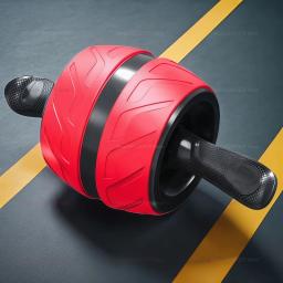 Roda de rolo abdominal multifuncional com joelheira antiderrapante equipamento de treino de núcleo de aperto ergonômico para exercícios de ginástica em casa - Image 3