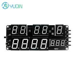 Voz Relógio Digital Eletrônico DIY Kit Grande Tela TTime Temperatura Display Calendário Perpétuo Componentes Eletrônicos - Image 5