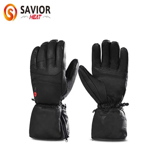 Luvas de Aquecimento Elétrico em Couro Genuíno para Motociclismo e Atividades ao Ar Livre em Salvador Durante o Inverno