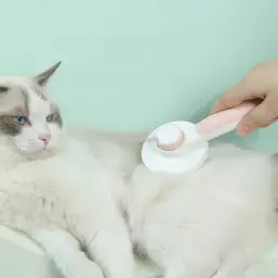 Auto limpeza slicker escova para cão e gato remove undercoat emaranhado cabelo massagens partícula pet pente melhora a circulação - Image 2