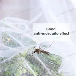 Branco quatro canto acampamento ao ar livre mosquito dossel net com saco de armazenamento inseto tenda proteção quarto rede cheia cama net grande - Image 2