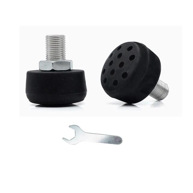 Borracha Toe Stopper Ajustável e Durável para Patins - Conjunto com 2 Acessórios Stop Plug Block