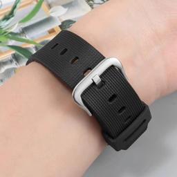 Pulseira de relógio de silicone, acessórios para relógios Casio G-Shock, 16mm, DW5600, DW6900, G5600, G5700, GW-M5610, GW-5000, GWX5600 - Image 4