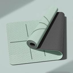 Tapete de Yoga com Alça para Mulheres, Antiderrapante, Eco Friendly, Exercício Fitness, Workout Mats, Casa, Pilates - Image 1