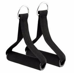 Faixas de resistência para academia, alças antiderrapantes, correias de nylon fortes, fitness, máquina de cabo resistente, equipamento de treino - Image 1
