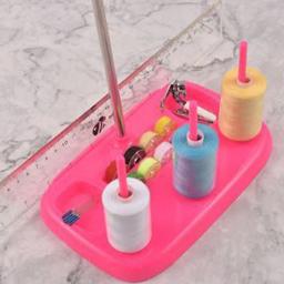Suporte para linha de costura para bordado, Wire Rack, Thread Organizer, DIY, ferramentas domésticas, acessórios, 3 Spool - Image 3