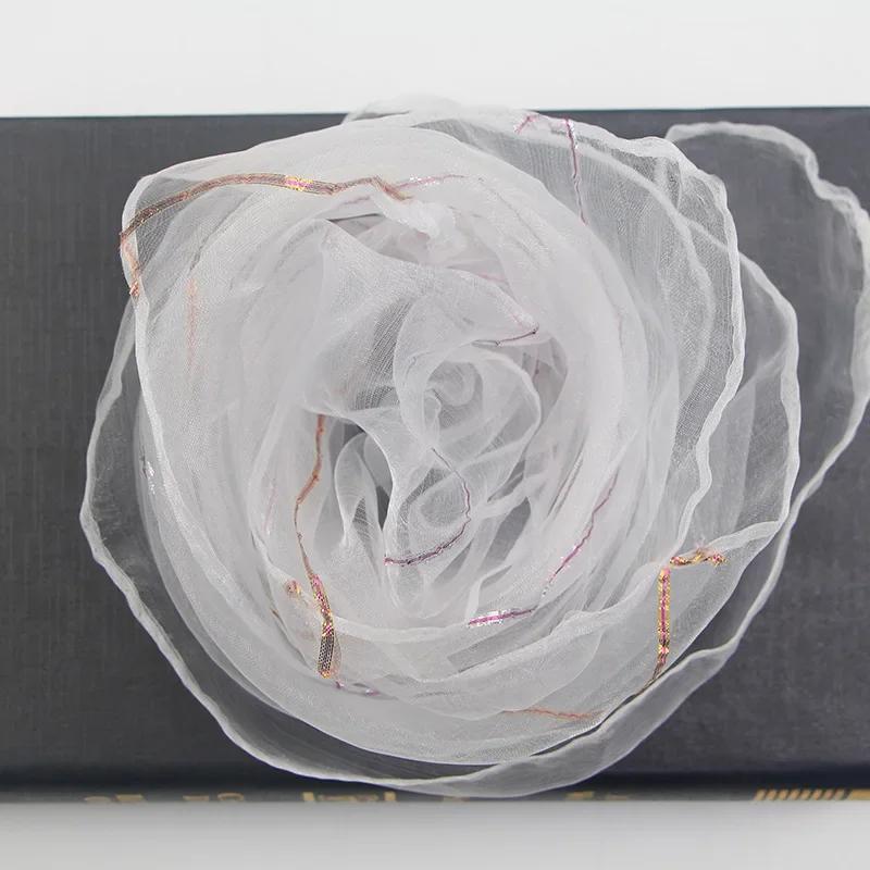 Lenços de dança em tecido de seda infantis, acessórios mágicos, acessórios sensoriais, malabarismo, ritmo, 60x60cm, 1pc - Image 1