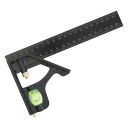 Conjunto de ferramentas de medição quadrada de ângulo, plástico fenólico preciso, alumínio, durável, combinação ajustável, nível de espírito 15/20/25cm - Image 3