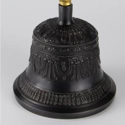Ouro preto latão tibetano sinos sinos dorje vajra artesanal yoga meditação sino budista vintage mão sinos instrumento de música - Image 3