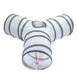 Tubo de túnel para gato de estimação, brinquedos engraçados para gatos, brinquedos dobráveis, coelho interativo, jogos, gatinho, túnel, chat, produto para animais de estimação - Image 1