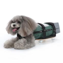 Cadeira de rodas leve para cães idosos com deficiência Scooter de carro assistido, suporte de pernas ajustáveis, carrinho de reabilitação - Image 3