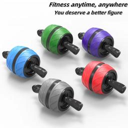 Roda de rolo abdominal multifuncional com joelheira antiderrapante equipamento de treino de núcleo de aperto ergonômico para exercícios de ginástica em casa - Image 5