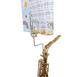 Saxofone Marchings Lyre Stand Sax Partituras Clipe Sax Lyre Clamp-On Holder - Image 3