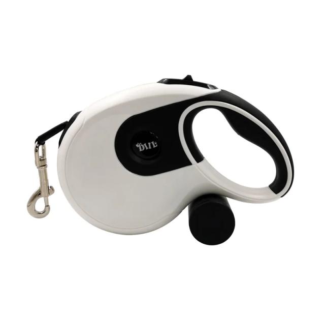 Trela Retrátil Automática para Cães: Corda Extensível Ideal para Caminhadas com Caixa de Cocô para Golden Retrievers e Outros Tamanhos de Cães