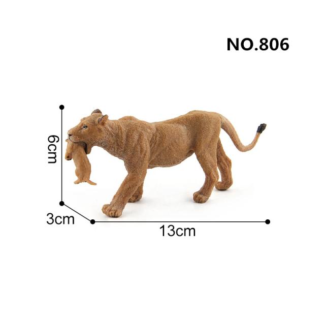 Leão Selvagem Realista em PVC - Brinquedo Decorativo e Presente Ideal para Crianças