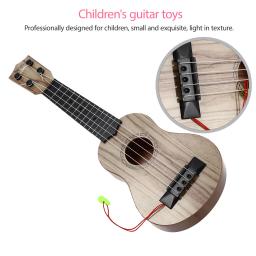 Brinquedos infantis guitarra ukulele pode jogar crianças mini instrumentos de madeira musical criança - Image 2