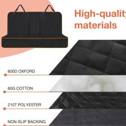 Car Back Seat Pet Cover, Protector Mat, Segurança traseira, Acessórios de viagem, cão, gato, Pet Carrier Suprimentos - Image 6