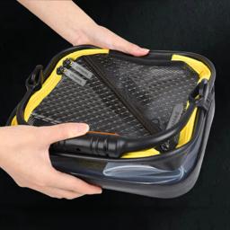Caixa de Pesca Dobrável Transparente, Peixe Vivo Balde, Suprimentos Multifuncionais para Pescador, EVA, 7L, 12L - Image 2