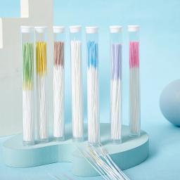 60/70/160 peças solução de ervas para limpeza de orelha perfurada, fio de papel, kit de ferramentas de cuidados posteriores, limpador de brincos descartáveis - Image 4