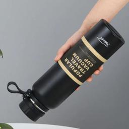650ml 850ml 1100ml garrafa térmica dupla esporte de aço inoxidável vácuo balão de escalada ao ar livre fitness garrafa térmica copo de isolamento de chá - Image 4