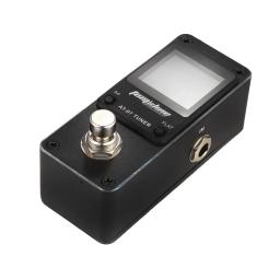 Aroma at-07 mini pedal de efeito afinador de guitarra, afinação cromática, concha de metal, display hd para palco e estúdio - Image 2