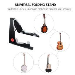 Suporte de instrumentos de dobramento para ukelele violino bandolim suporte de suporte dobrável um-frame universal compacto espaço-economia - Image 3
