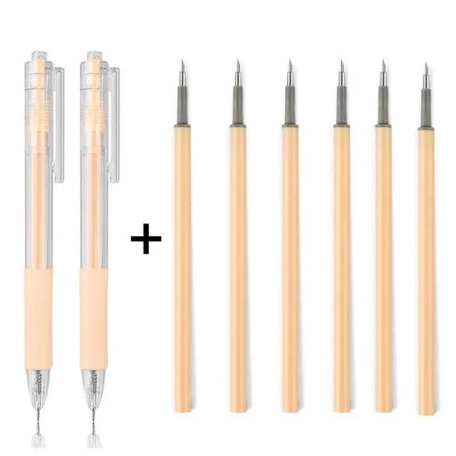 Conjunto de Refil para Caneta Cut Knife: Ferramenta Multifuncional para Scrapbook e Artesanato DIY com Etiquetas de Precisão e Cortador de Washi Tape