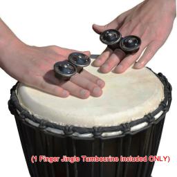 Dedo jingle tamborim para cajons bongos djembes congas tambores mão percussão acompanhamento instrumento de música - Image 5