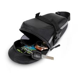 Saco de bicicleta de náilon à prova dwaterproof água mountain bike sela armazenamento assento traseiro ferramenta bolsa acessórios ciclismo ao ar livre - Image 3
