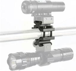 Trilho picatinny universal e ajustável para airsoft, acessórios de caça, trilho, barril, 20mm, se encaixa tubo, braçadeira - Image 2