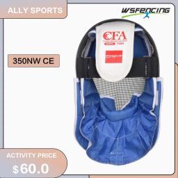 WSFENCING-Máscara de esgrima para adultos e crianças, Equipamento de esgrima certificado CE, Capacete EDC, 350NW - Image 4