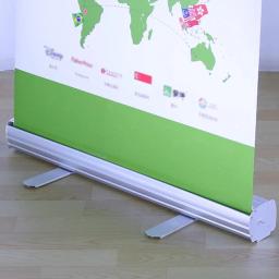 Personalizado Roll-up Banner, aço plástico, tela do cartaz PP, padrão personalizado, negócio acessível, 80x200cm - Image 5