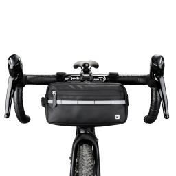 Rinowalk bolsa de guidão de bicicleta, bolsa impermeável multifuncional portátil de ombro para bike, acessório para quadro, 2021 - Image 2