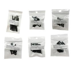 Ténis raquete ilhós, 15pcs, cor preta acessórios de substituição - Image 1