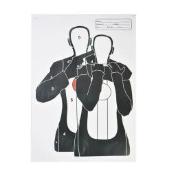 Tiro com Arco Papel Alvo Reativo, Silhueta Splatter, Fun Tiro Feature Pictures, Acessórios de Treinamento, 45x33cm, 12 Pcs - Image 5