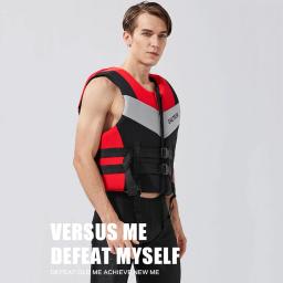 Colete de segurança de neoprene ajustável para crianças, Jaqueta salva-vidas esportes aquáticos, Multiuso quente, Respirável para nadar pesca marítima - Image 4