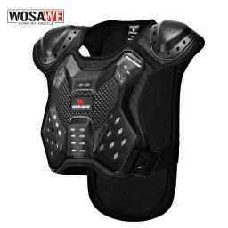 WOSAWE-Armadura de Peito e Costas para Motocicletas, Colete Motocross, Equipamento de Proteção para Crianças, Corridas Resistentes a Drop, Ombro, Armadura Corporal - Image 1