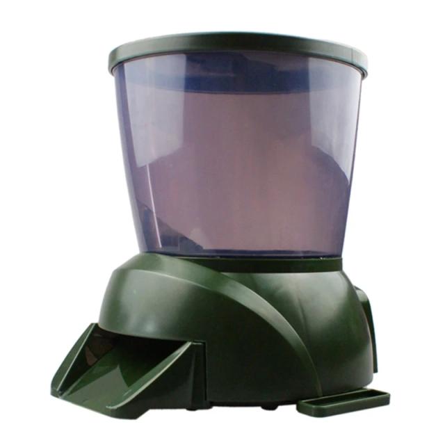 Alimentador Automático para Peixes: Dispositivo com Capacidade Regular de Armazenamento para Tanques e Jardins