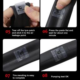 Almofada de borracha macia para ciclismo ao ar livre, ferramenta de emergência para ciclismo ao ar livre, ciclismo oeste, conveniente sem cola - Image 3