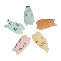 Brinquedos Catnip de pelúcia para gato, dentes resistentes a mordida, jogo interativo, pet fornecimentos, formas de animais fofos - Image 3
