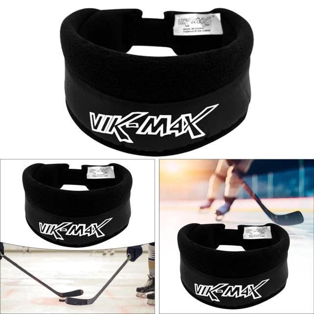 Hockey Neck Guard Respirável para Homens e Mulheres - Equipamento de Proteção Contra Gelo para Seniores, Juniores e Adolescentes, Ideal para Paintball