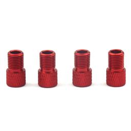 Adaptador de válvula de bicicleta de liga de alumínio, 4 unidades, converter presta para válvula schrader, bomba de bicicleta, bico de ar, ferramentas de tubo, acessórios de bicicleta - Image 3