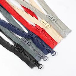 Resina Zipper Único Duplo Sliders, DIY Costura Acessórios de Vestuário, Open-End, 50-100cm, 8 #, 1Pc - Image 1