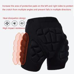 Calças protetoras de quadril para esqui, prevenção de quedas, patins, scooter de gelo, esportes, equipamentos de proteção para crianças, joelheiras, cotovelo, almofadas de pulso - Image 3