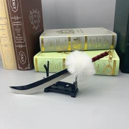 22cm Inuyasha Tessaiga Espada Anime Réplica Modelo de Arma de Metal Decoração Colecionável 1:6 Figura de Ação Lâmina Acessório Brinquedos Meninos Dropshipping Atacado Venda Quente Presentes Nova Chegada Presente Frete - Image 3