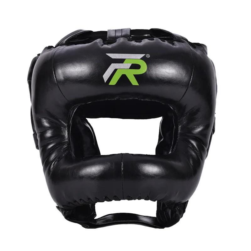 Boxe protetor completo Headguard para adultos, lutando capacete, equipamento de proteção Sanda, Muay Thai Headguard - Image 1